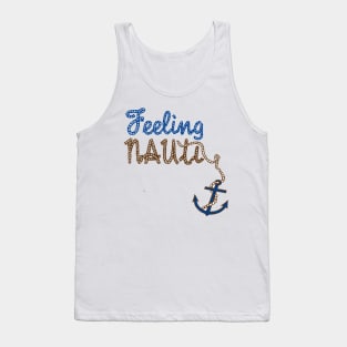 Feeling Nauti Nautical Boat Design Tank Top